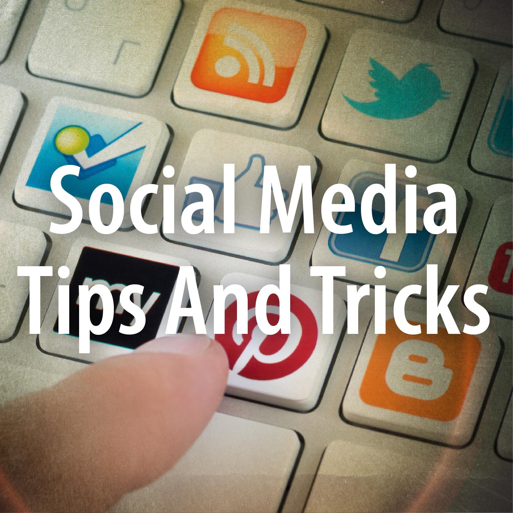Social Media advice in the way of tips, tricks and techniques for mastering the world of Social Media. #SocialMediaTips