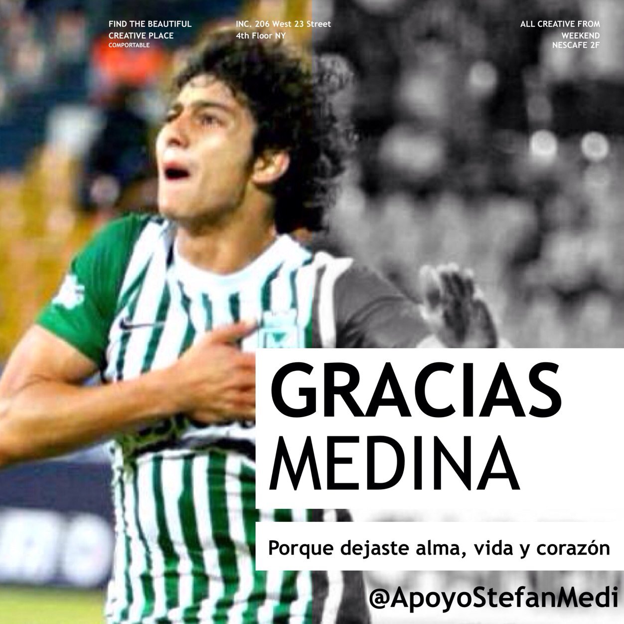 ApoyoStefanMedi's profile picture. Apoyo al crack @steffanmedina Tu humildad te hace grande, tu talento invencible #FuerzaMedina