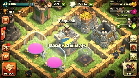 Hey I play clash of clans!!!! oip is the name , join Party Animals