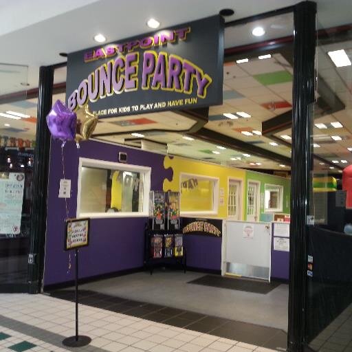 A safe and fun place for kids to play and have parties!!
 We're located inside Eastpoint mall near the food court. 
410-282-5867