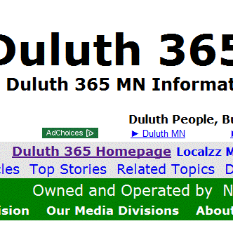 @Duluth365 - http://t.co/EjRt5CPF0V - Duluth MN  - Owned and Operated by the Localzz. http://t.co/40qOlhHoHl | http://t.co/K9bXME0Ktq  |  http://t.co/t2xbJcs6Vy