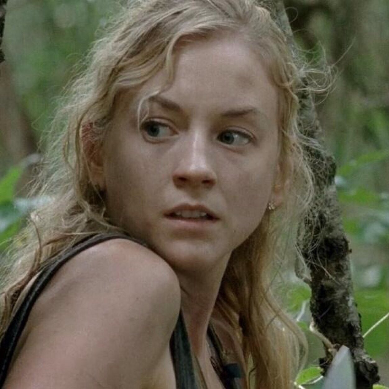 Beth Greene, Thought I was safe in the prison, Daddy died infront of my eyes. I fell for Daryl, Now I'm just gone..