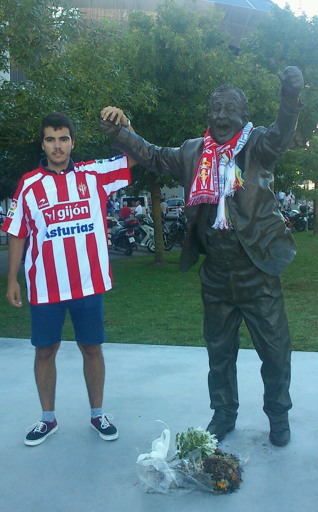 Una vez vi ganar al Real Sporting de Gijón en el Bernabéu.