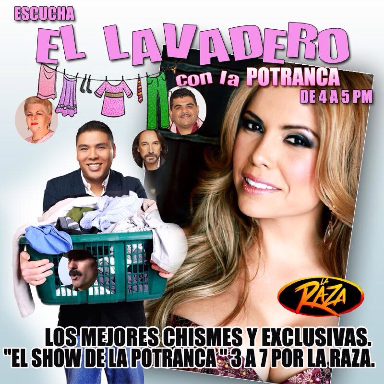 Lo mejor de los espectáculos. @979LaRaza con el gurú @SaidGarciaSolis en el Show de La Potranca @ErikaVidrioNet