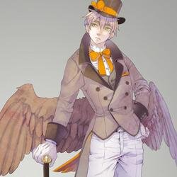'Ello I'm Arthur or an Avian American that a certain American likes to call me & please don't touch my wings.. |Wingtalia|Uke|Gay|Single/Mateless|Open Rp|
