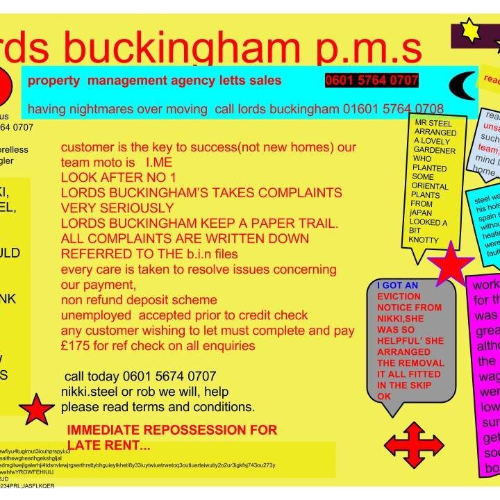 lordsbuckingham's profile picture. Tall skinny and a bully,I AM THE HEAD HONCHO,CEO.I'm so great,I could sell a 3 bed semi to an eskimo,I sleep eat and drink property. AKA Lord buckingham.EAbucks