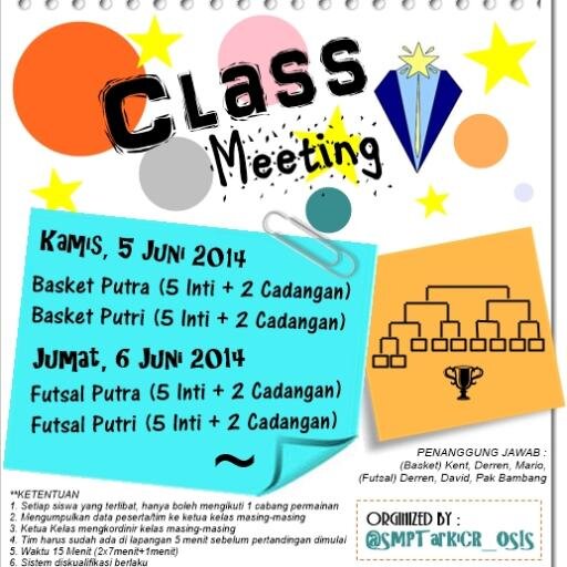 OSIS SMP @Tarakanita_CR #07102013 | We are Cc5 agents!▲ Compassion, competence, celebration, conviction, creativity, community, KPKC, kedisiplinan, kejujuran.