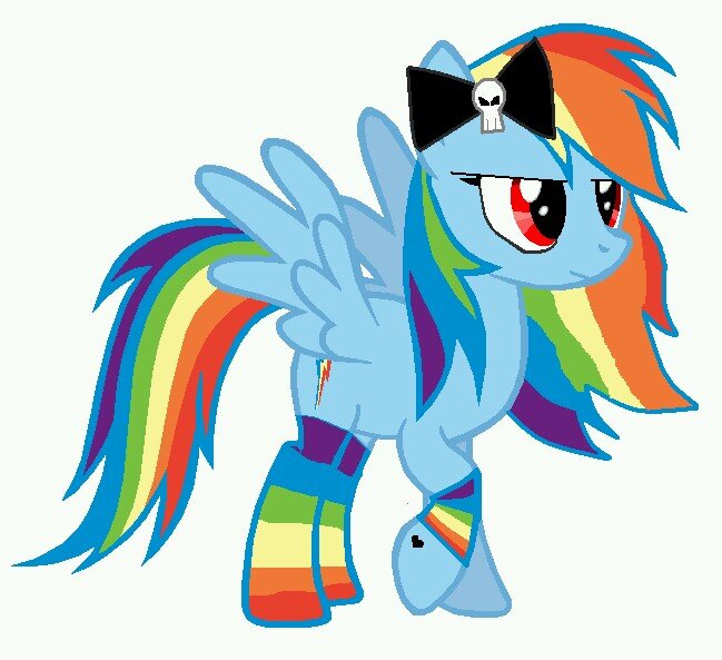 hey im faster than rainbow dash and i can prove it