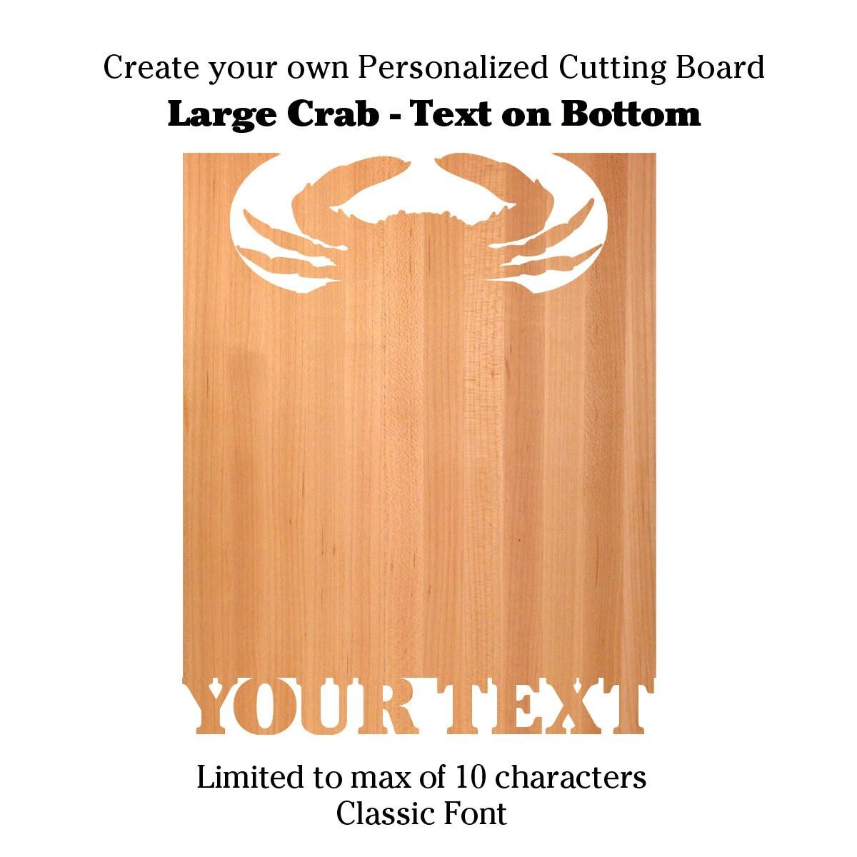 This Cutting Board if perfect for that Crab Lover Friend of yours! Or that special person born June 22 - July 22