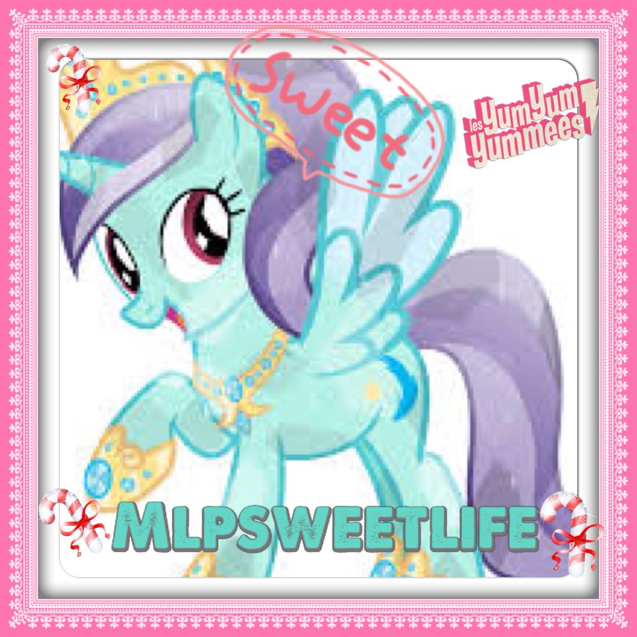 Hi, this is mlpsweetlife. My real account is just Mlpsweetlife. This is Mlpsweetlife#2 so this is a special addition. Hope you like it and follow too. Bye!!!!!