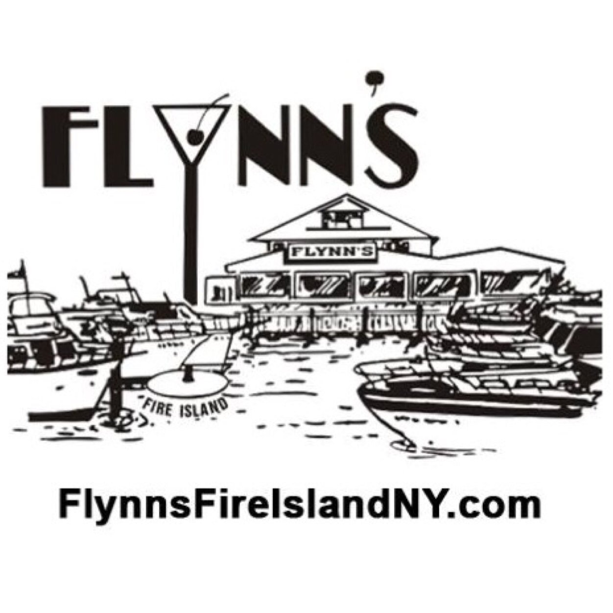 Flynn's Fire Island. Restaurant and Night Club. Featuring Beautiful Waterfront Dining, Live Music and Happy Hour!