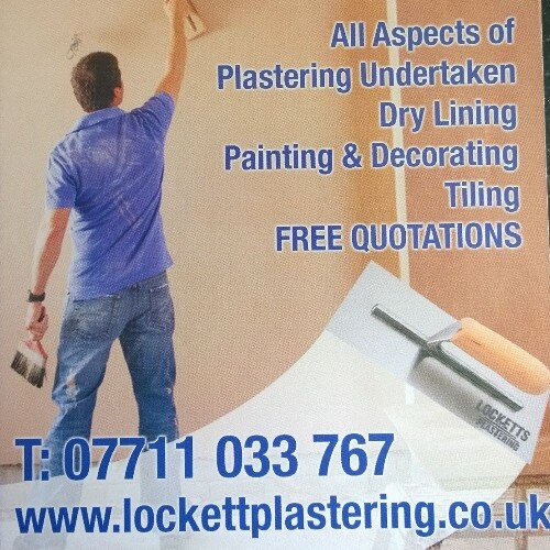 lockplastering's profile picture. Locketts plastering based in Runcorn Cheshire. All aspects of plastering work carried out.