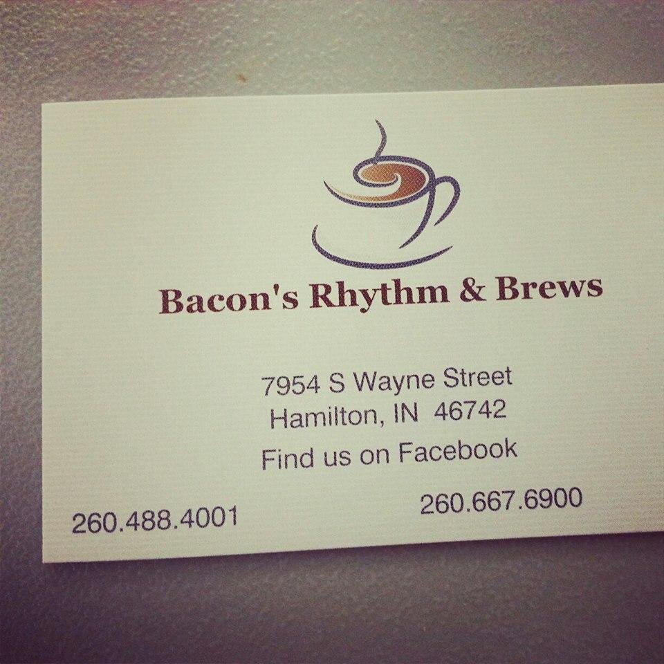Small town coffee shop featuring baked goods, paninis, soup, espresso, and brewed coffees.