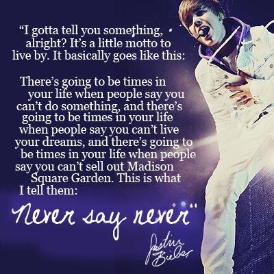 They see how u make mistakes, I see how u apogolize. They see how u grow up, I grow up with u. They see how u are Justin Bieber, I see how u r still kidrauhl.