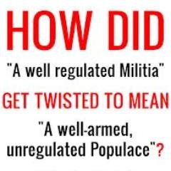 Hi. I'm the first part of the second amendment. For some reason I'm magically invisible to some people. You can't defend me if you can't read me. Dumbass. #2A