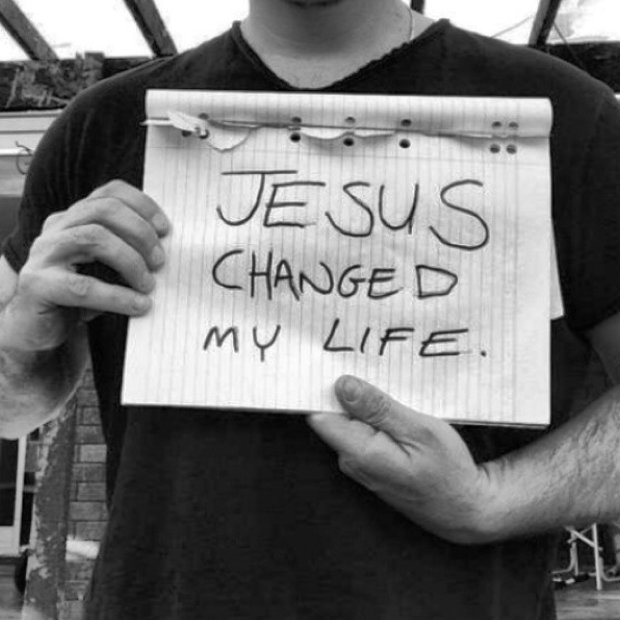 Saved by the grace of God! Jahova Jira, God, my provider. He is the reason why I have everything I do.