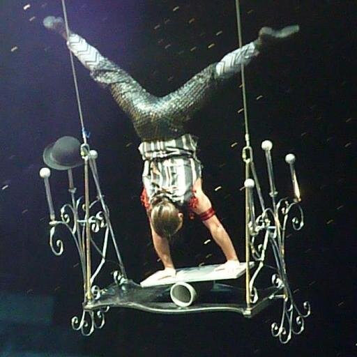 Circus Performer. Aerial Rola Bola