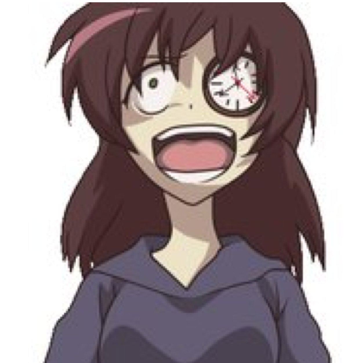 Im clocky and your time is now up. Time is torture and pain and it does it again and again.i use two knifes for my waepon.#bi bf @tic_toby_1