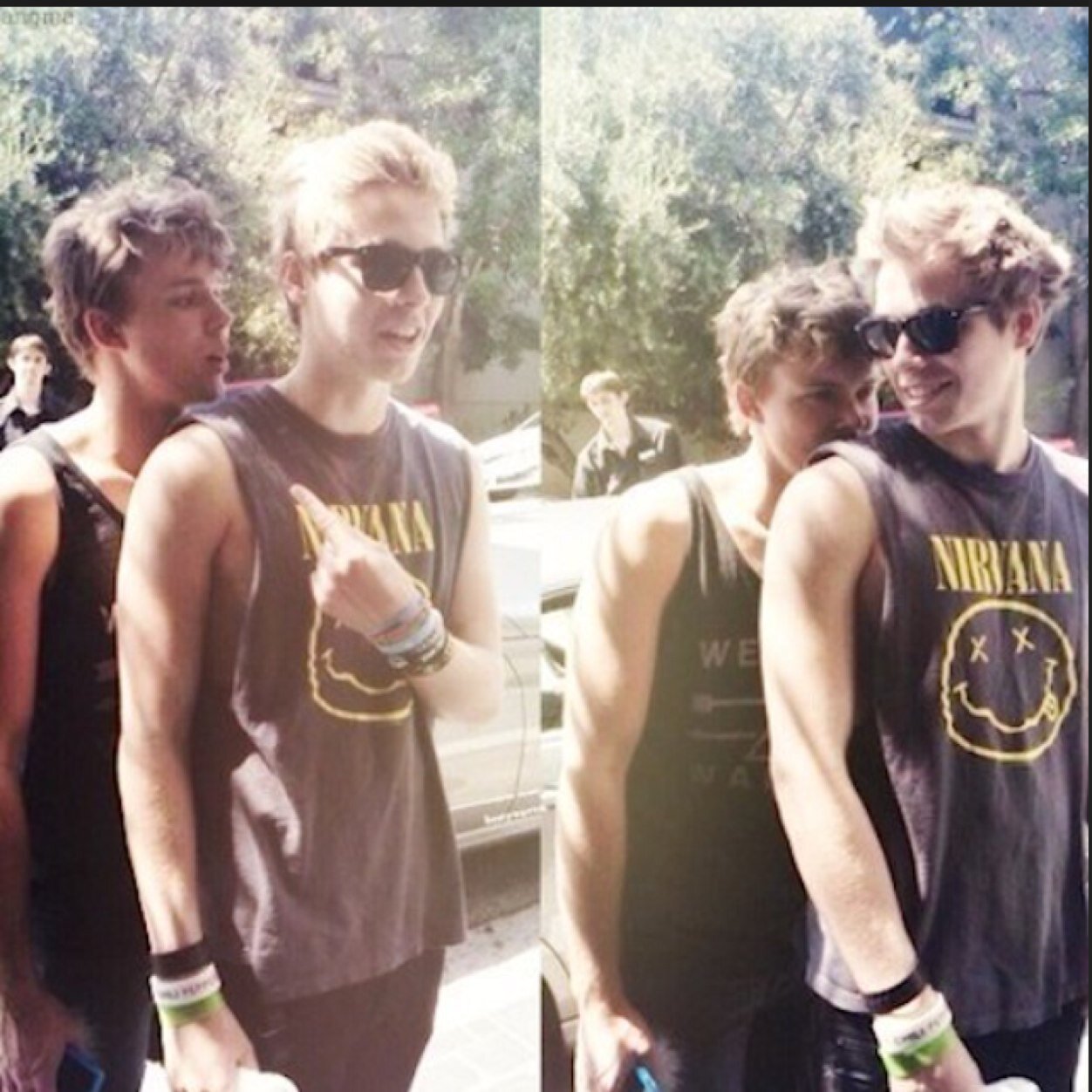 Luke Hemmings & Ashton Irwin. Tweeting about those perfect Aussie boys. Joint account.