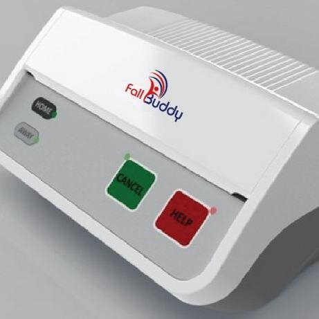 Fall Buddy Medical Alert keeps the elderly safe in their own home. If the sensors don't detect activity after a preset period, the unit alerts you by phone.