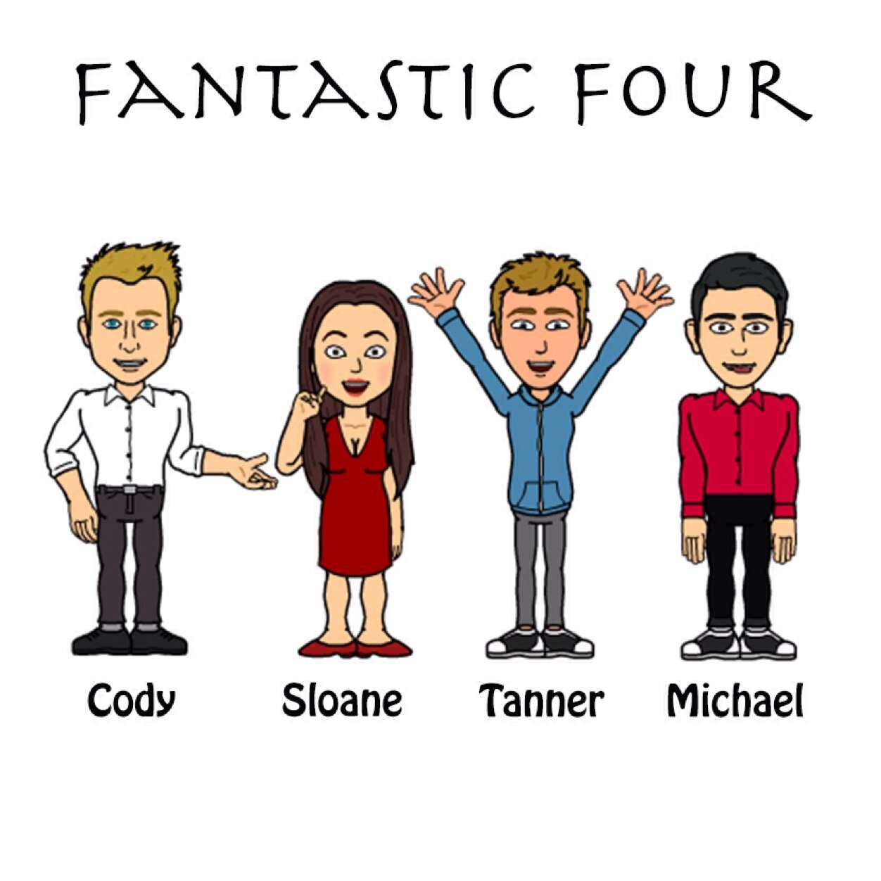 The official page of the newly created #fantastic4 @mhc218 @codytclark @sloane13579 @tannerdunlap We are hoping to be a part of the live cast tour next summer!