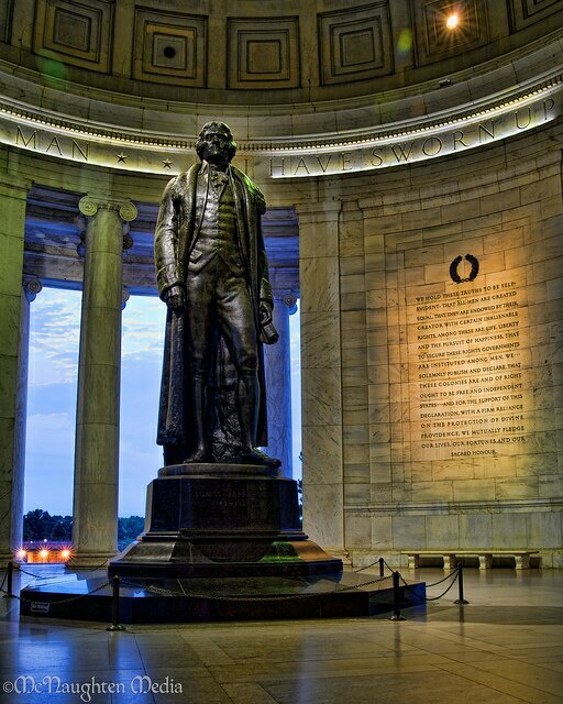 I have swore upon the alter of God eternal hostility against every form of tyranny over the mind of man. -Thomas Jefferson