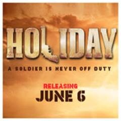 Holiday - A Soldier Is Never Off Duty. Starring Akshay Kumar & Sonakshi Sinha. Releasing June 6. Watch the trailer at: http://t.co/fjNS0rZQSV