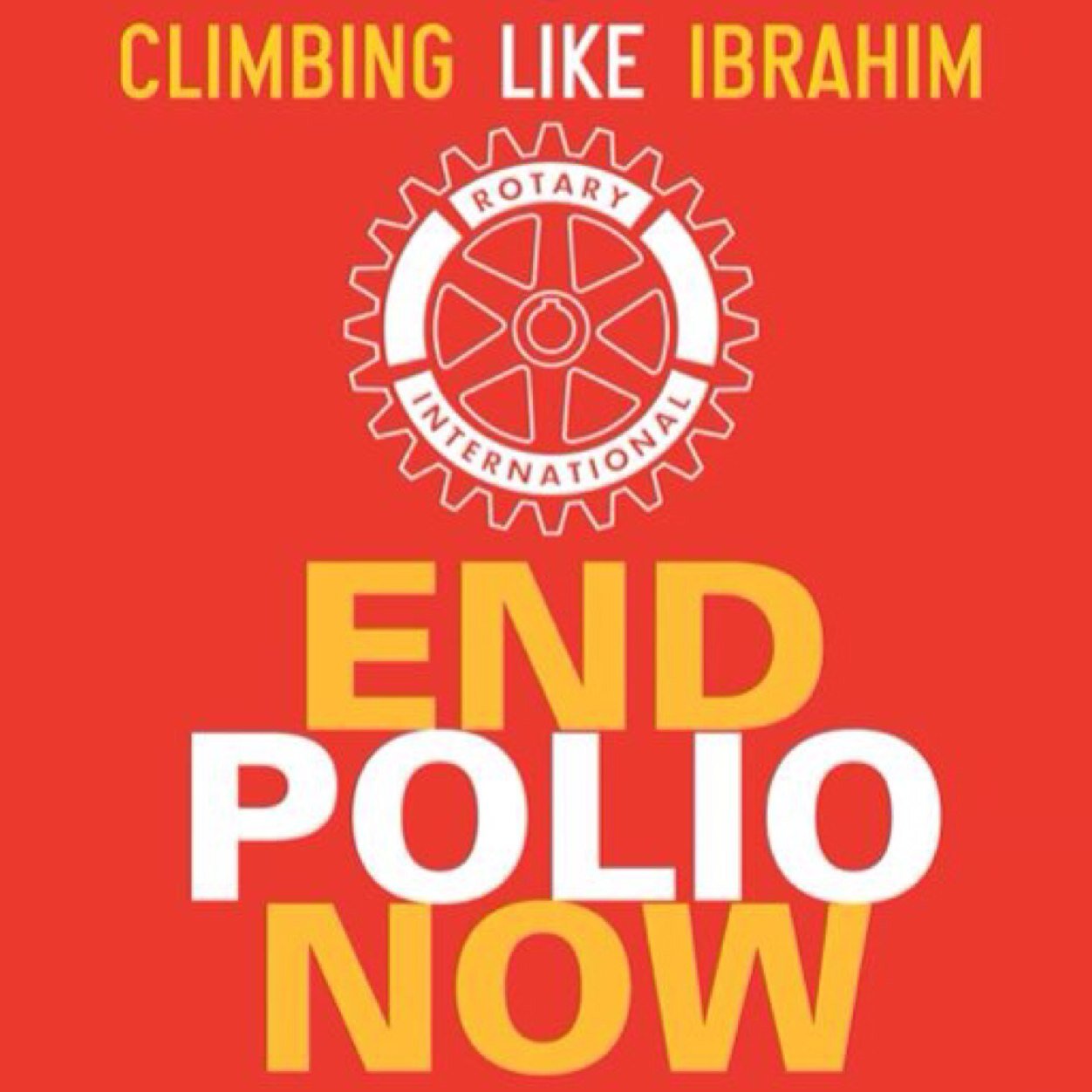 Join us in order to make sure that no 
child will ever have to confront the Kilimanjaro 
to simply get to go to school. #Rotary #Kilimanjaro #endpolio