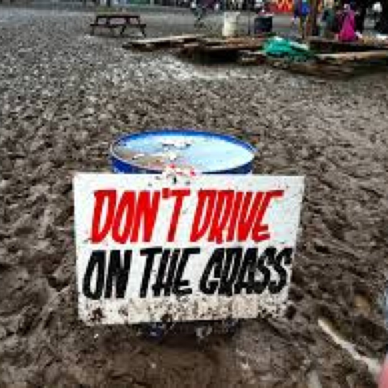 Up to the minute weather from Glastonbury. Maybe some pisstaking as well.