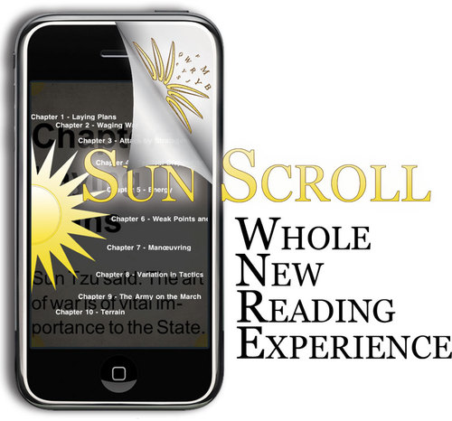 Experience a new Reading Experience using Sun Scroll.