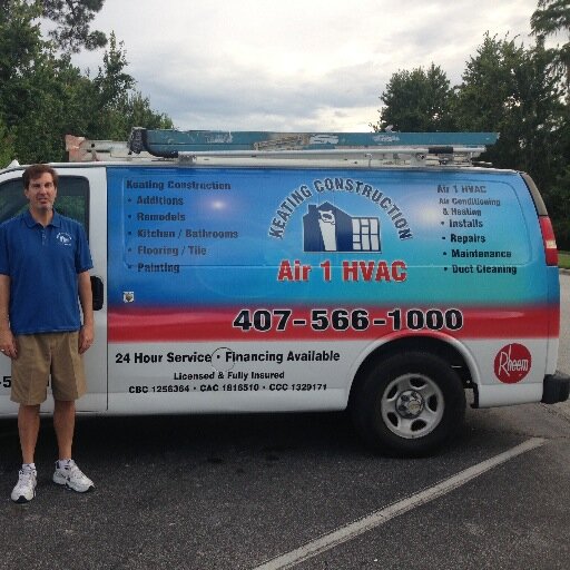 Air 1 HVAC services all of Central Florida including Celebration, Reunion, and Kissimmee.