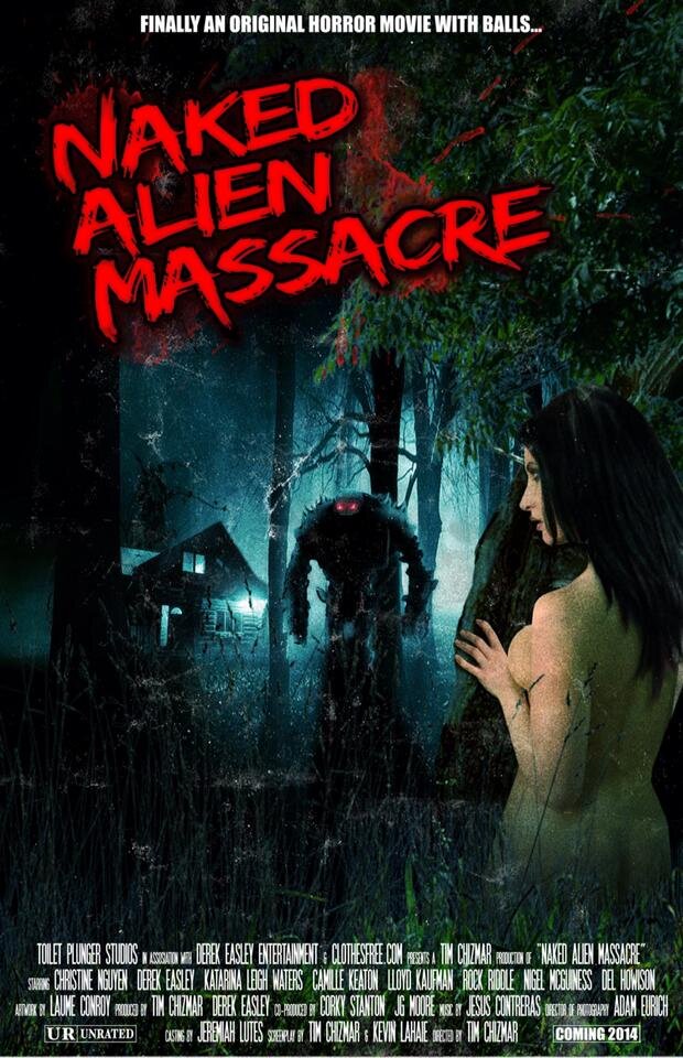 #NakedAlienMassacre #NAM is a new horror/sci-fi feature film. Think Naked & Afraid meets the original Predator!