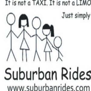 It's not a TAXI. It's not a LIMO. Just simply.......... SUBURBAN RIDES.     630-621-3355