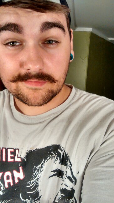 I have a mustache.