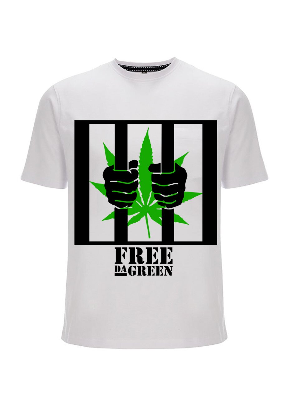 We're here to stop the war on drugs. The U.S. spends too much money on locking people up on drugs charges and not enough on education. Get your shirt now 4 $20