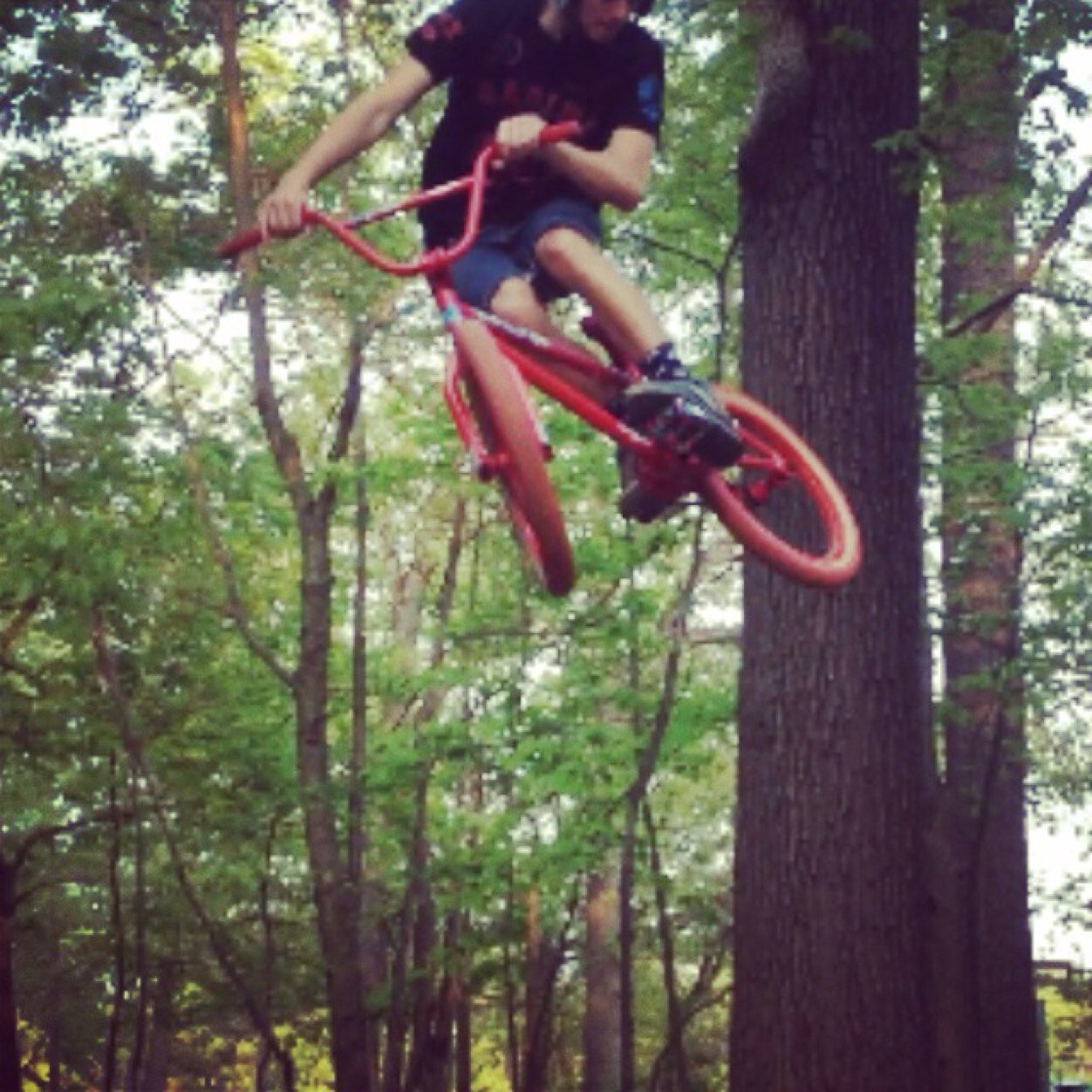 I like to BMX ride a lot and love to hang with friends