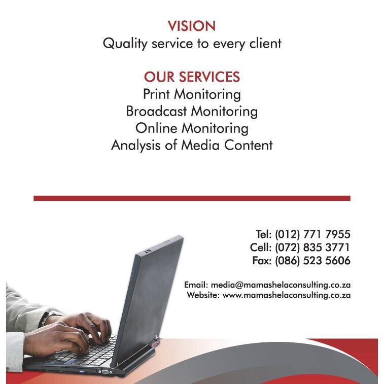 MamashelaC's profile picture. Advertising & Marketing, printing, Annual report, Corporate gifts, Event Coordinating and Management, Online Media and DTI - BBSDP Grant applications