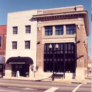 The Heritage Center is a museum/library/archives for Johnston County, NC, located in the former home office of First Citizens Bank in Smithfield.
