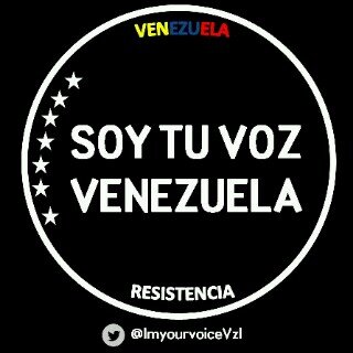 No soy opositor soy resistencia soy la voz de el pueblo arrecho #SOSVZLA #RESISTENCIAMBO