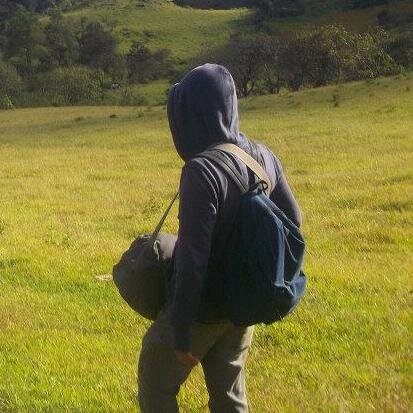 En el camino.