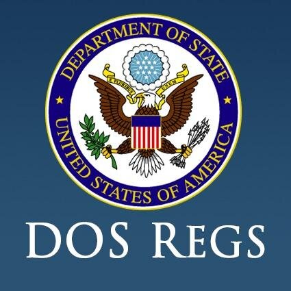 Official Twitter for Dept. of State regulations information. Info only; comments will not be responded to here.