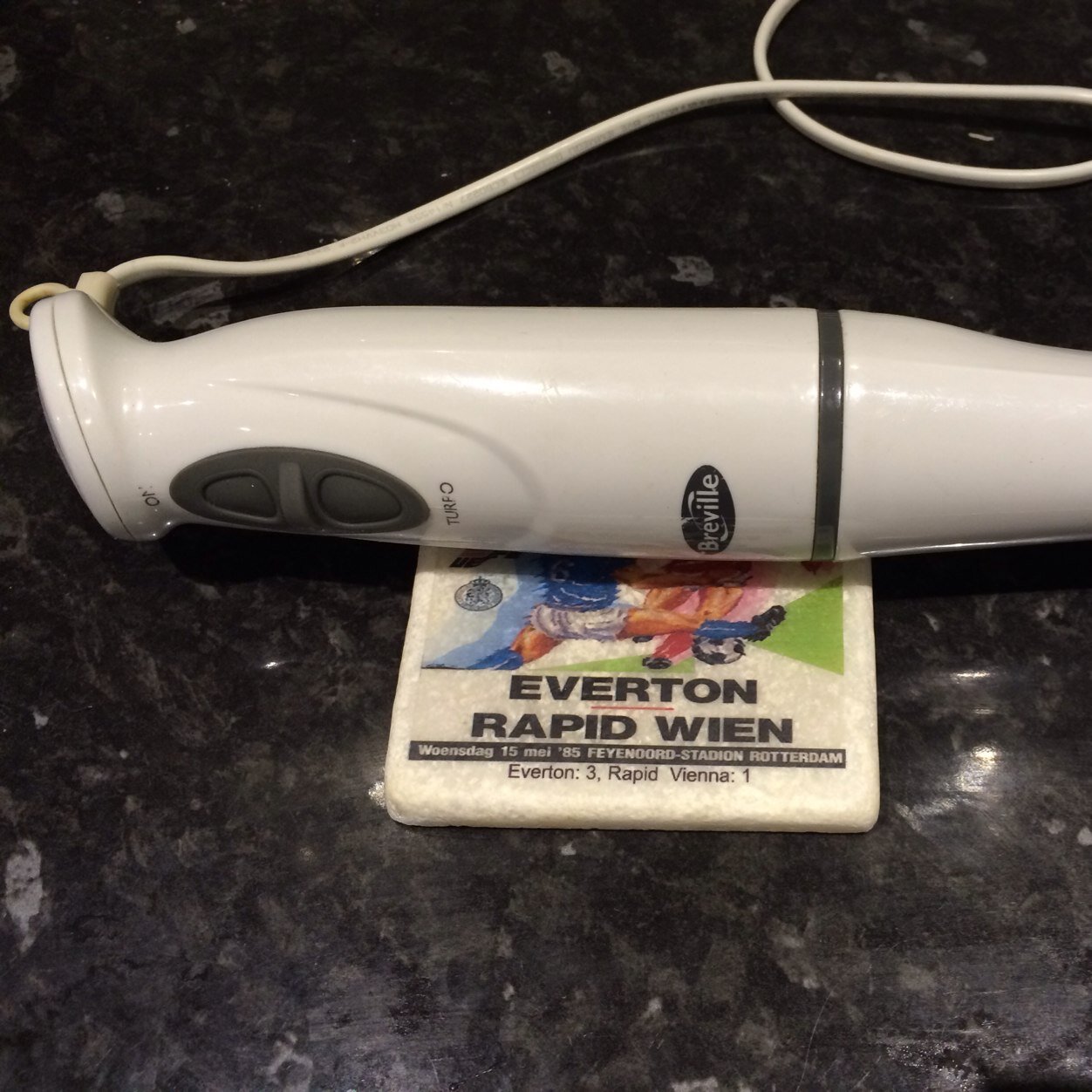 Nothing to do with reggae artist Everton Blender.