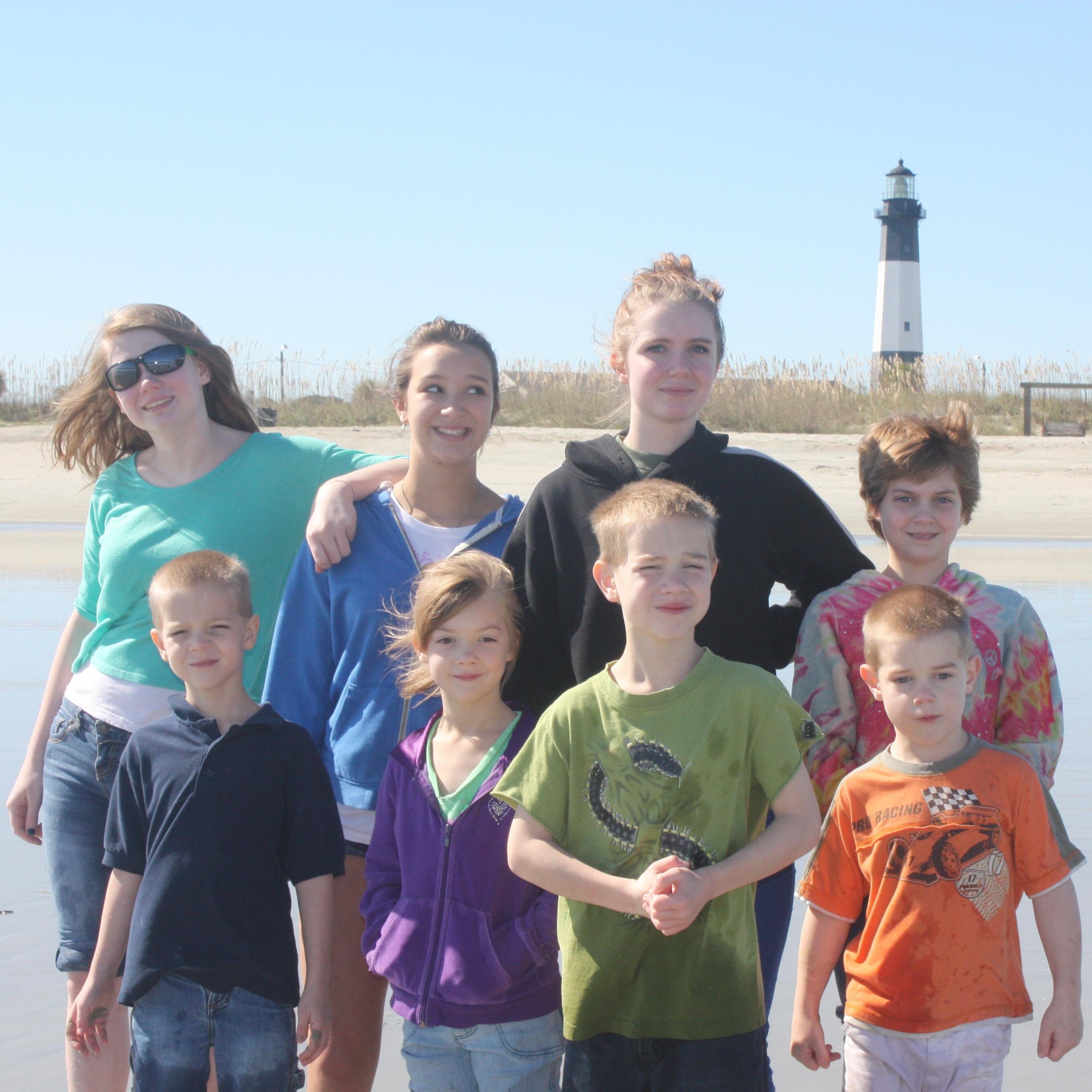Father of eight kids.