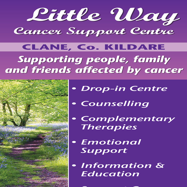 Little Way Cancer Support Centre for people, family & friends affected by cancer; counselling & complimentary therapies; charity so all support appreciated!