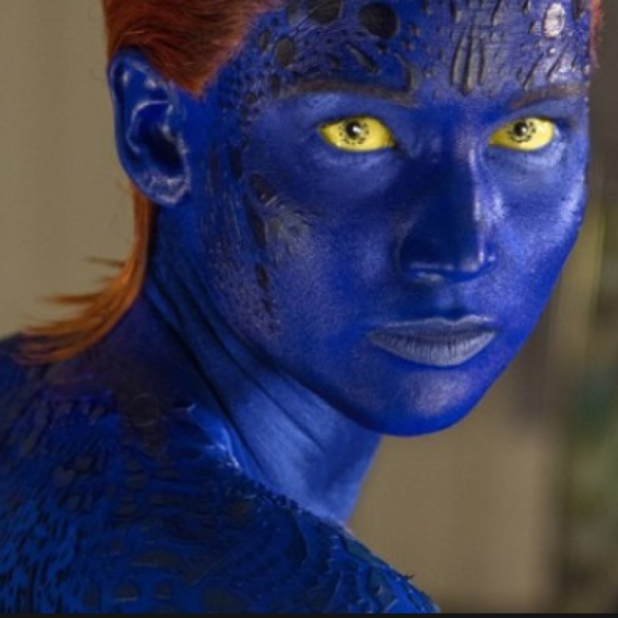 Some know me by my slave name, Raven...others know me by my real name. Mystique, I am a mutant and proud.