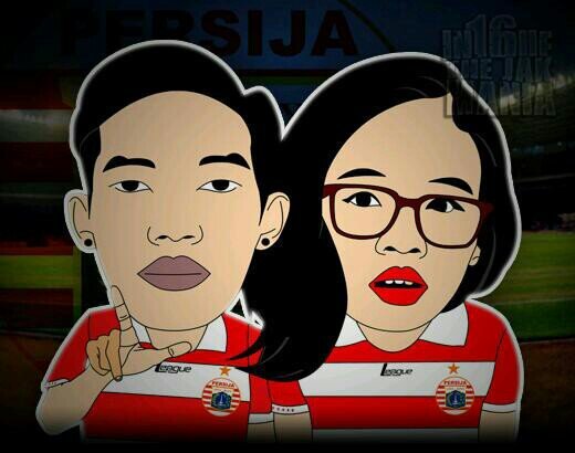 antara Cinta dan Kecintaan kepada sepakbola Jakarta☺.