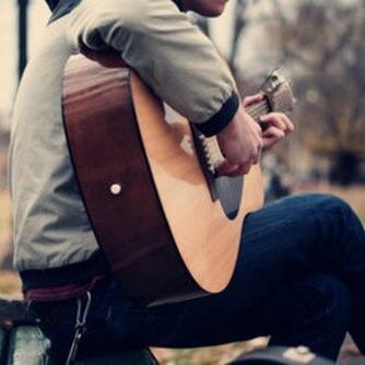 everything sounds better with an acoustic guitar.