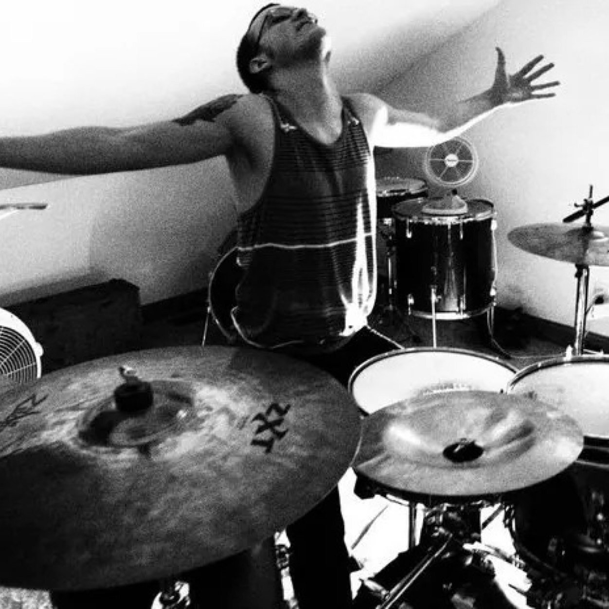Drummer. Music. Bikes. Friends. Family.