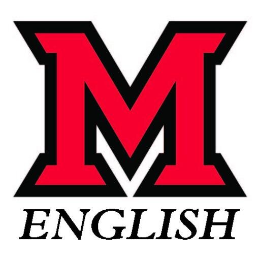 The official Twitter for Miami University's Department of English