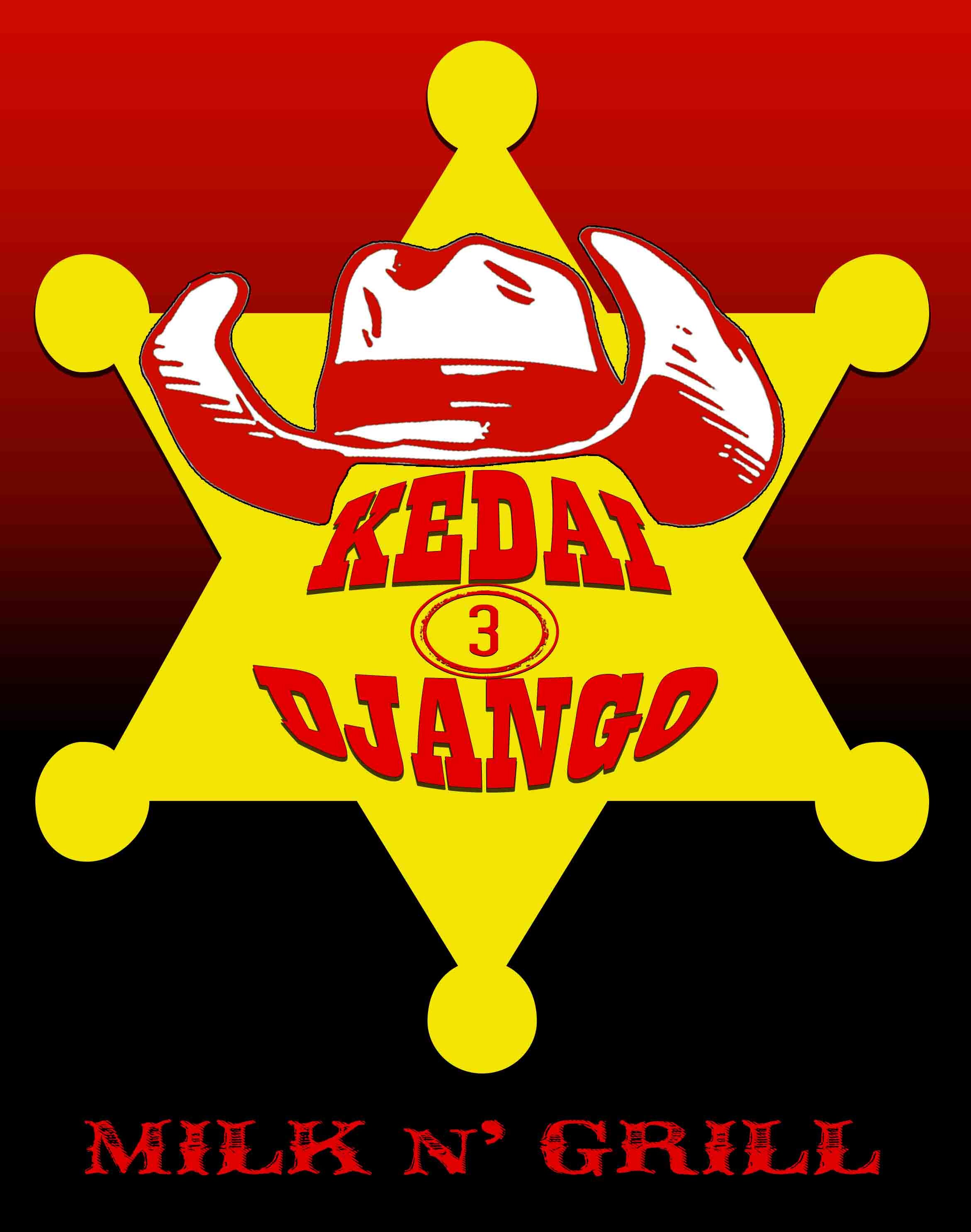 Kami bukan Django biasa, tapi kami Django yang mengungsi menjadi pedagang Burger dengan menu andalan Patties Django dan Big Chili Django...